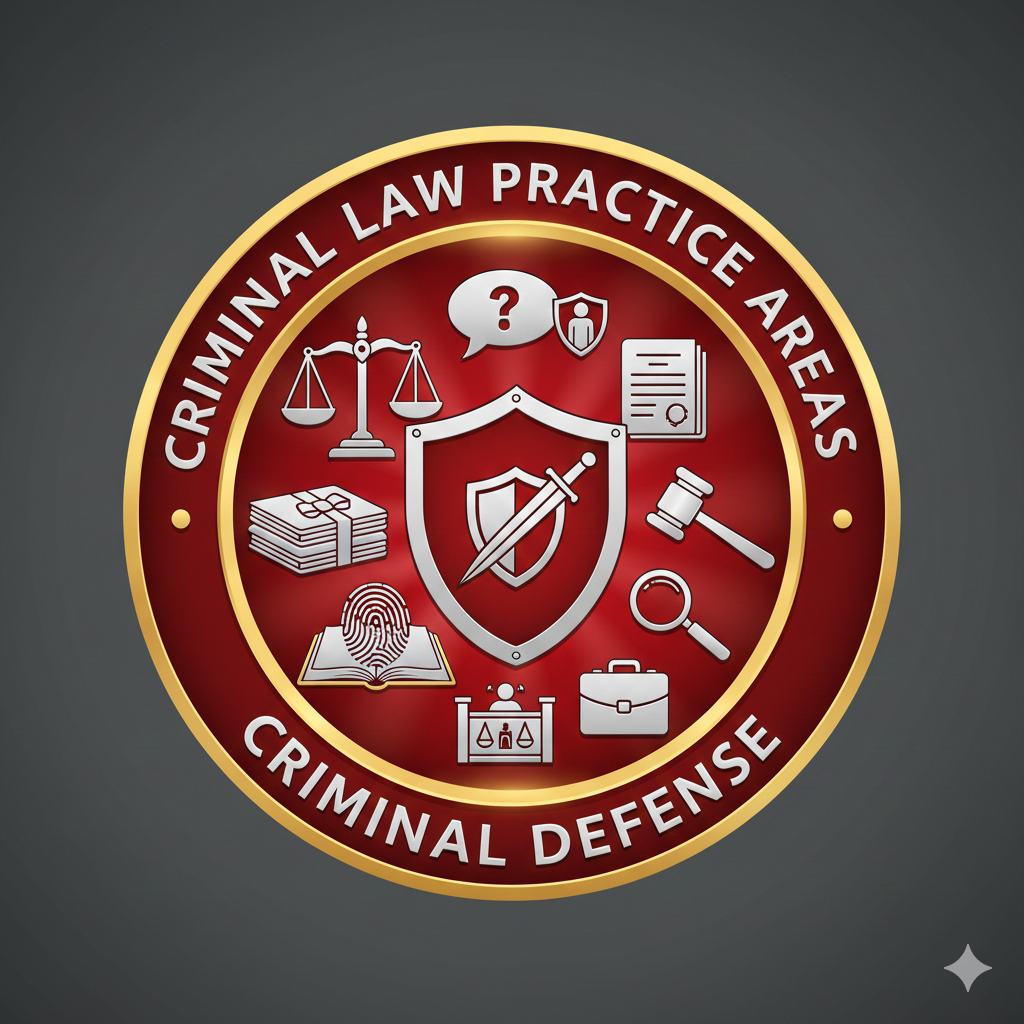 Criminal Law Practice Areas and Criminal Defense